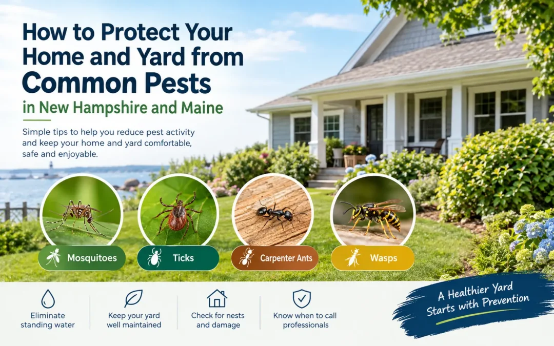 How to Protect Your Home and Yard from Common Pests in New Hampshire and Maine